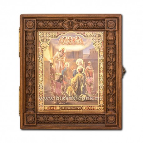 SET ICOANE PRAZNICARE in rama 29x33 cm - 13 icoane ICR 19