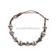 34-32 metanie impletita - bile mici metal stras + cruce 12/set RED 20% RTR2