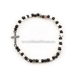 40-285 metanie sticla - metal - cruce stras metal 12/set RTR2