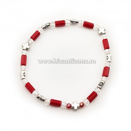 40-286 metanie sticla - metal - cruce metal 12/set RED 20% RTR2