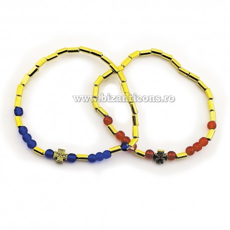 44-12 metanie bile mici - sticla - cruci metal 12/set RTR2