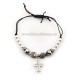 47-64 metanie ata - inel stras + cruce stras 12/set RED 20% RTR2