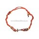 47-65C metanie impletita colorate - inel stras + cruce aurie 12/set RTR2