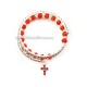 63-17 metanie cristal + pietre + cruci 12/set RED 20% RTR2