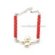 63-21 Metanie snur cu cruce + perle 12/set RED 20% RTR2
