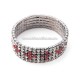 63-32N metanie metal negru + pietre 5 randuri 12/set RED 20% RTR2