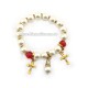 40-81 metanie perle + 2cruci + 1perla 12/set RED 20% RTR2
