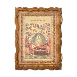 SET ICOANE PRAZNICARE in rama ondulata 29x39 cm - 13 icoane ICR 24