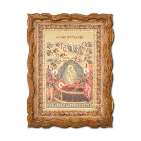 SET ICOANE PRAZNICARE in rama ondulata 29x39 cm - 13 icoane ICR 24