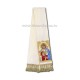 SEMN EVANGHELIE - textil brodat - alb ECS 30-10