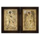 Diptic Ag925 lemn Buna Vestire - M Vatoped 17x12cm VTD 20-205