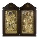Diptic Ag925 lemn Buna Vestire - M Vatoped 42,5x42,5cm VTD 50-205