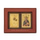 Diptic Ag925 lemn MD Vimatarissa - Altarita - Sf Evdochim - M Vatoped 17x12cm VTD 20-524