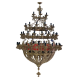 POLICANDRU bronz cu icoane 31 becuri aurit PATINA O 120-1184E