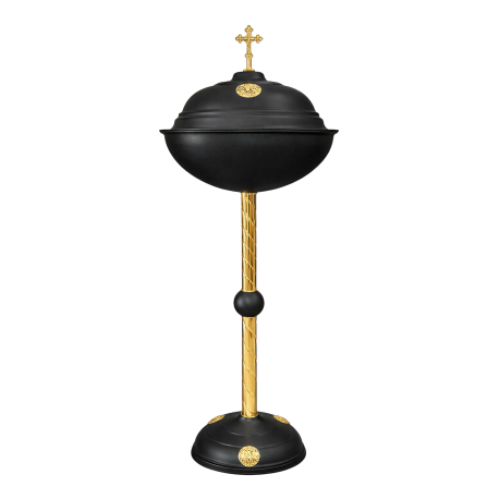 VAS anafora cu picior mare BLACK O 126-1236B