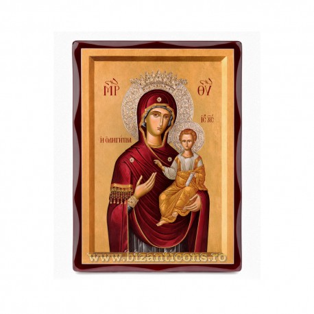 13-235-106 icoana lemn lito 13x17 cm - MD Odighitria 80/bax