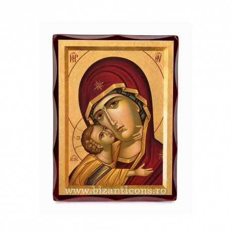 13-235-412 icoana lemn lito 13x17 cm - MD Dulcea Sarutare 80/bax