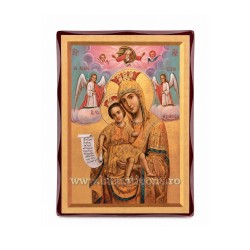 13-236-022 icoana lemn lito 16x21 cm - MD Axionita 60/bax