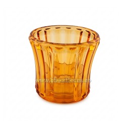 17-42AU candela cu baterii 8cm Galben 12/set 480/bax