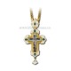 CRUCE Stavrofor Bronz aurit si argintat - email AT 140-46