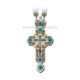 CRUCE Stavrofor Bronz argintat - email AT 140-57