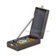 Engolpion Bronz aurit si argintat - email - pietre zirconiu AT 141-12