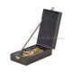 Engolpion Bronz aurit si argintat - email - pietre zirconiu AT 141-16
