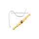 Punte metal aurie + bumbac 100/set D 69-4