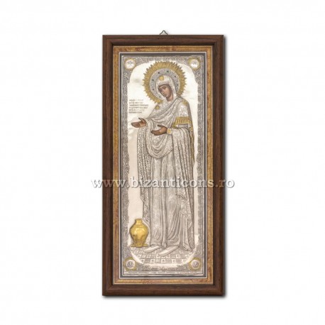 Icoana argint - pictura - MD Gerontissa - 40x15 cm LW60-018