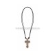 24-93 colier ata + cruce lemn - metal 12/set