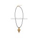 25-31AU colier ata - cruce cutie - auriu 12/set