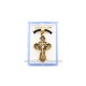 25-34AU colier ata - cruce cutie - argintie 24/cutie