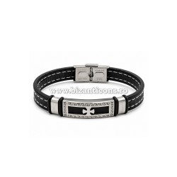 27-208 metanie piele - cruce inox + cusatura 12/set