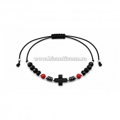 36-229 metanie ata - sticla + cruce piatra - carton 12/set