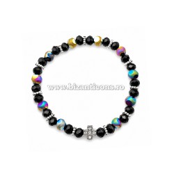 40-342 metanie sticla - cruce metal stras 12/set