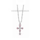 41-m12 colier - cruci mici 5+2 pietre 24/cutie