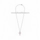 41-m12 colier - cruci mici 5+2 pietre 24/cutie