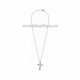 41-m13 colier - cruci mici 6 pietre 24/cutie