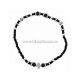 44-10 metanie bile mici - stras - cruci metal 12/set