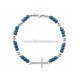 44-20 metanie bile mici - inel stras - cruce metal stras 12/set