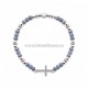 44-20 metanie bile mici - inel stras - cruce metal stras 12/set