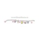 63-43 Metanie metal bile colorate+trandafir - 12/set RTR RED 50%