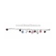 63-43 Metanie metal bile colorate+trandafir - 12/set RTR RED 50%