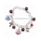 63-43 Metanie metal bile colorate+trandafir - 12/set RTR RED 50%