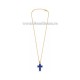 65-38 colier + cruce 6 pietre patrate 12/set
