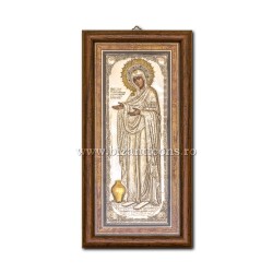 Icoana argint - pictura - MD Gerontissa - 27x9,5 cm LW50-018