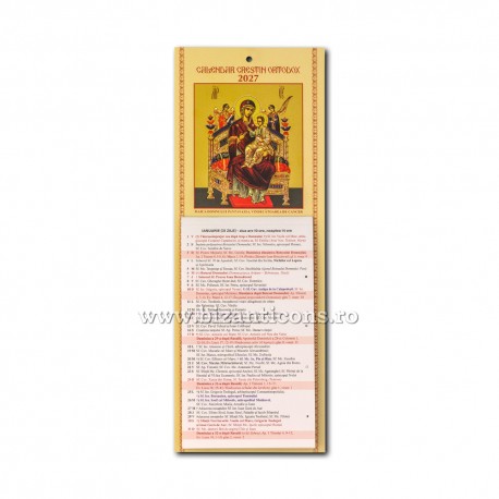 Calendar clasic 2027 - perete