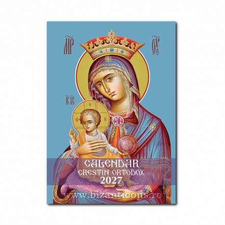CALENDAR carte A5 - ALBASTRU - Mantuitorul 200/pachet CP45-3