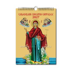 CALENDAR perete A4 - spira - albastru MD Sporul Casei 50/set CP48-1