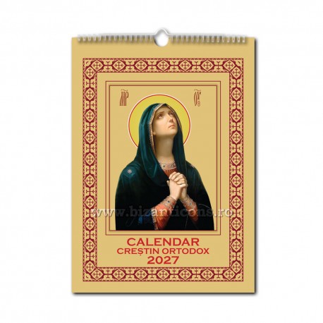 CALENDAR perete A3 - spira - Maica Domnului 20/set CP49-3